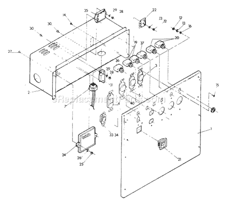 Page A Diagram and Parts List for 9162-2  Briggs and Stratton Generator